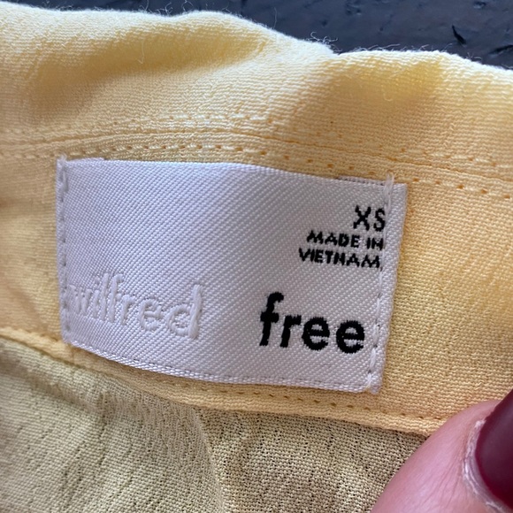 Wilfred Free Crop Tie Top - Picture 4 of 4